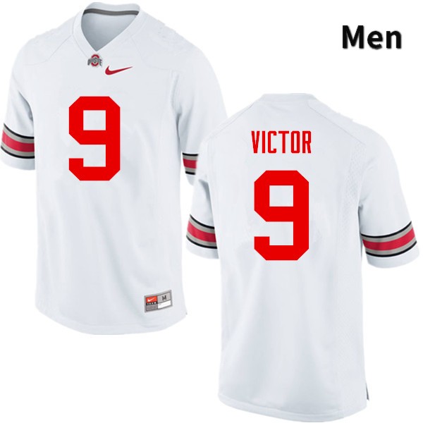 Ohio State Buckeyes Binjimen Victor Men's #9 White Game Stitched College Football Jersey